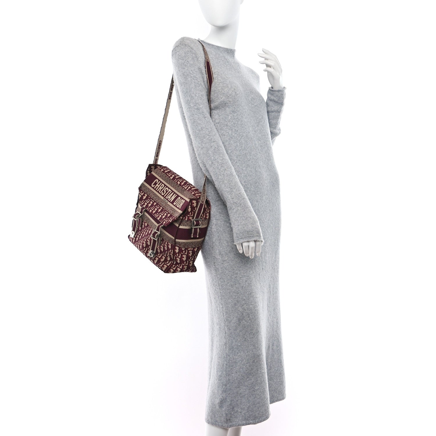 Christian Dior Oblique Medium Diorcamp Messenger Bordeaux 2 of 9