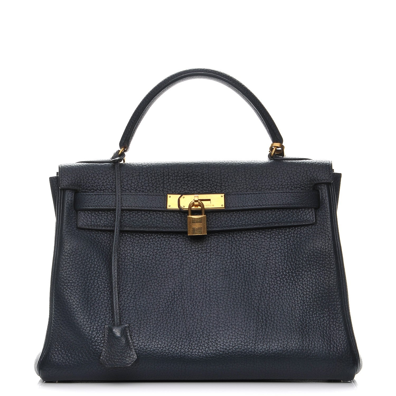 Hermes Fjord Kelly Retourne 32 Bleu Marine 1 of 29