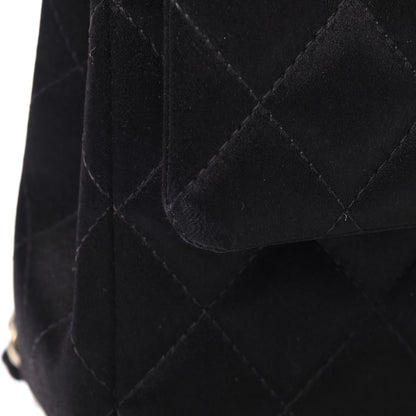 Chanel Satin Quilted Medium Double Flap Black 5 of 5