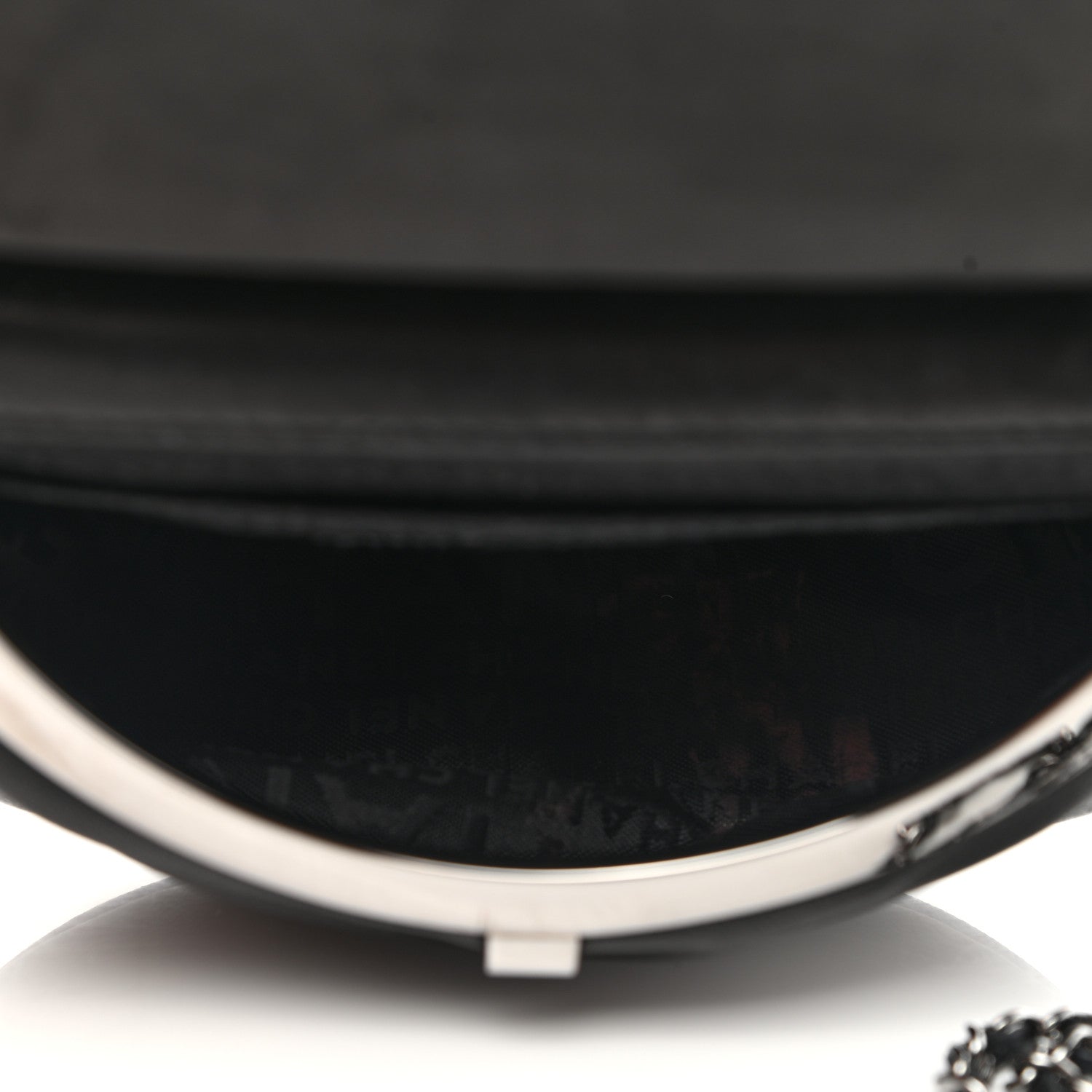 Chanel Patent Lambskin Chocolate Bar Flap Clutch Black 5 of 9