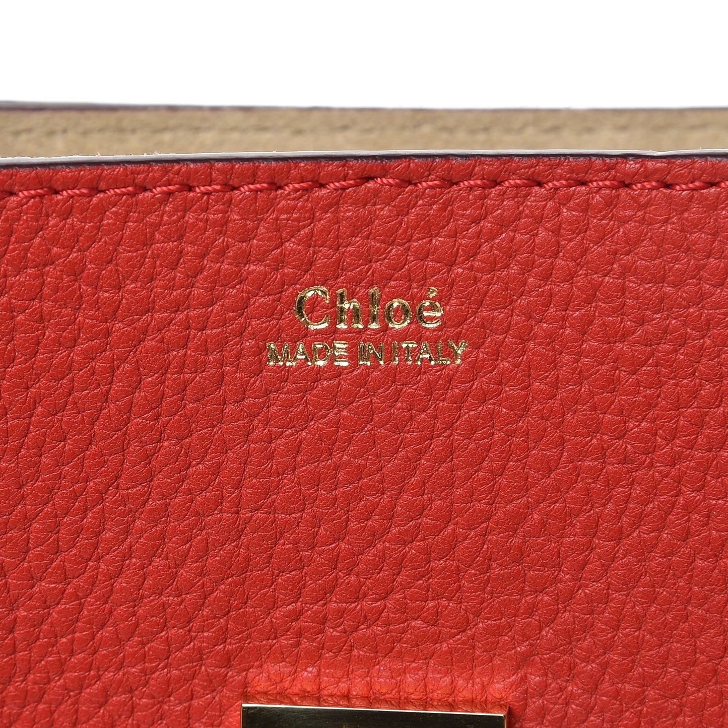 Grained Lambskin Mini Drew Shoulder Bag Plaid Red