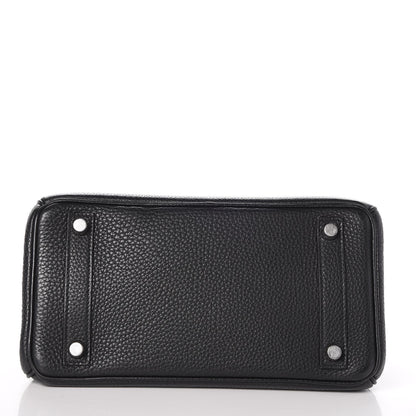 Hermes Togo Birkin 25 Black 6 of 36