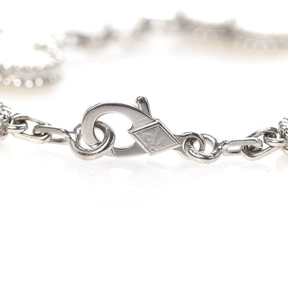 Van Cleef & Arpels 18K White Gold Mother of Pearl 5 Motifs Vintage Alhambra Bracelet 4 of 10