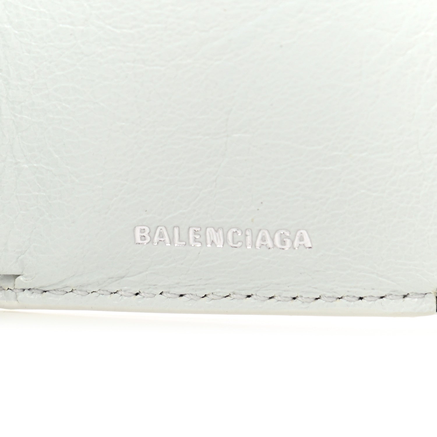 Balenciaga Agneau Graffiti Mini Papier Wallet White Multicolor 7 of 9