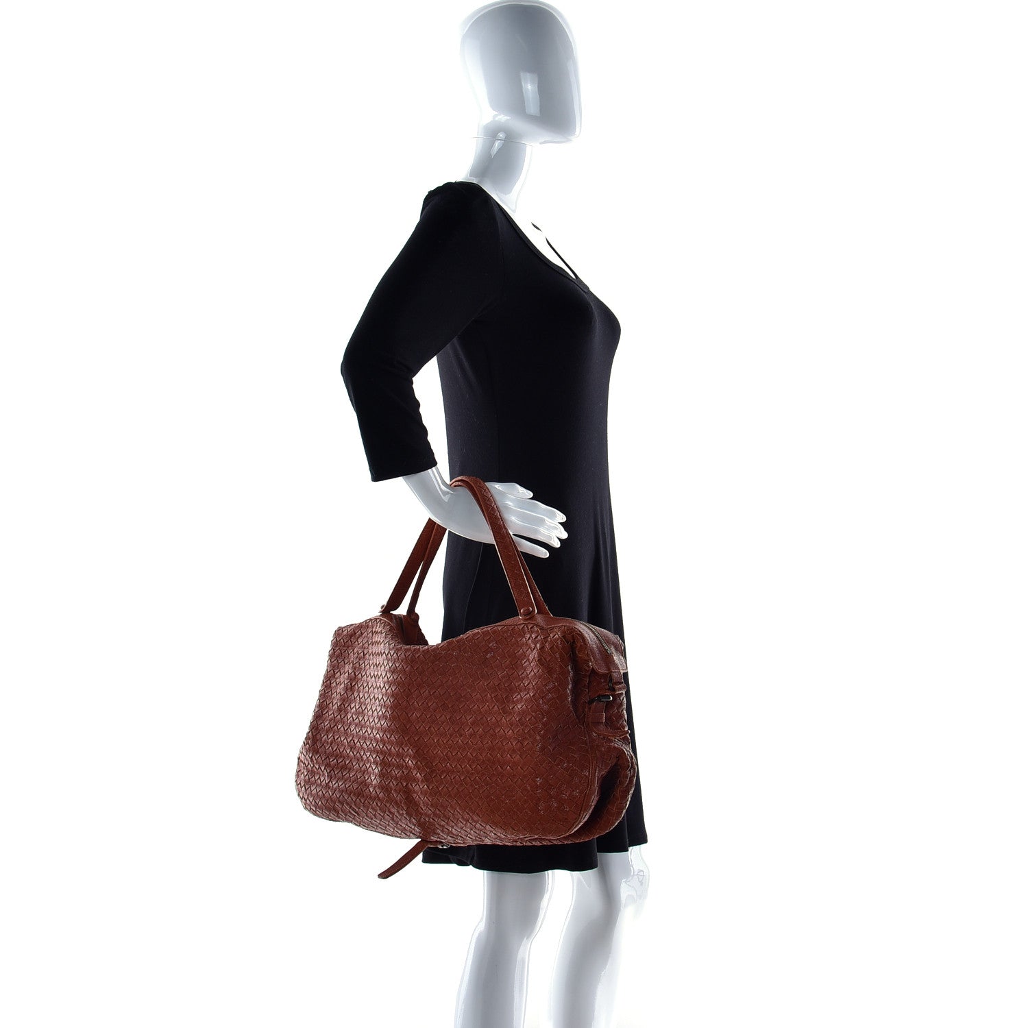 Bottega Veneta Goatskin Intrecciato Woven East West Belly Bag 2 of 11