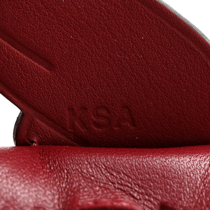Hermes Milo Lambskin Grigri Rodeo Pegase Horse Bag Charm PM Rouge Grenat Rouge Grenat 4 of 5