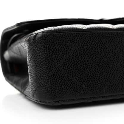 Chanel Caviar Quilted Medium Double Flap Black 9 of 12