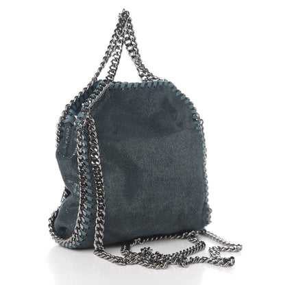 Stella McCartney Shaggy Deer Tiny Falabella Tote Petroleum 2 of 9