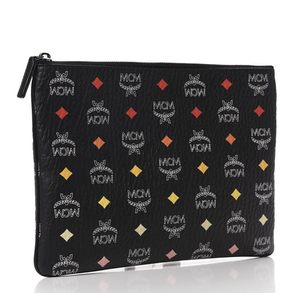 MCM Skyoptic Visetos Crossbody Pouch Spectrum Diamond Black 3 of 9