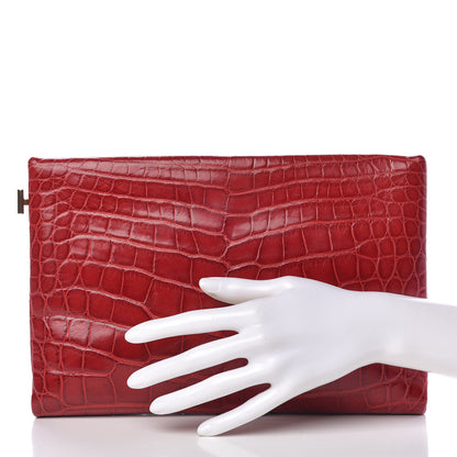 Tom Ford Alligator Clutch Red 2 of 8