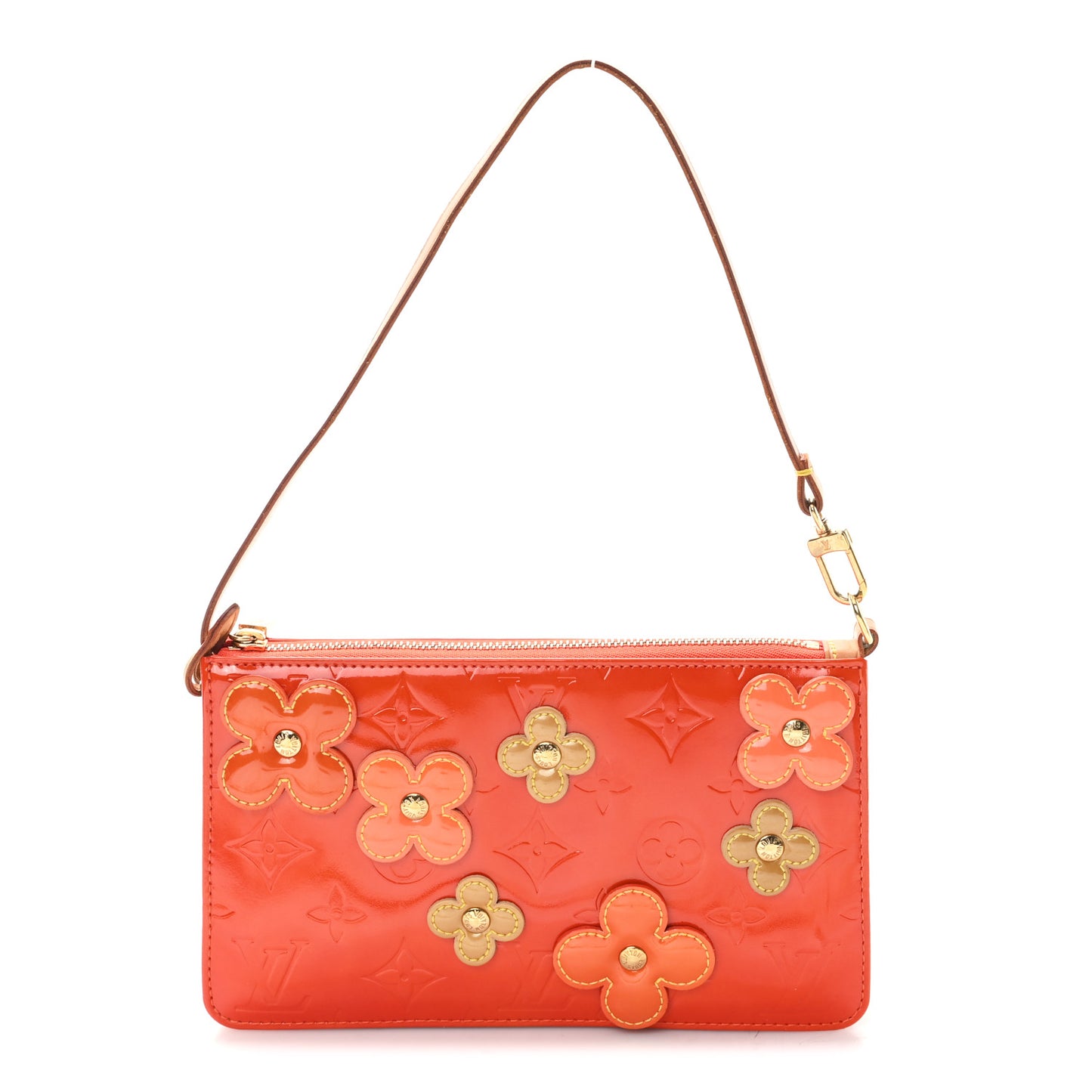 Vernis Lexington Fleurs Pochette Orange
