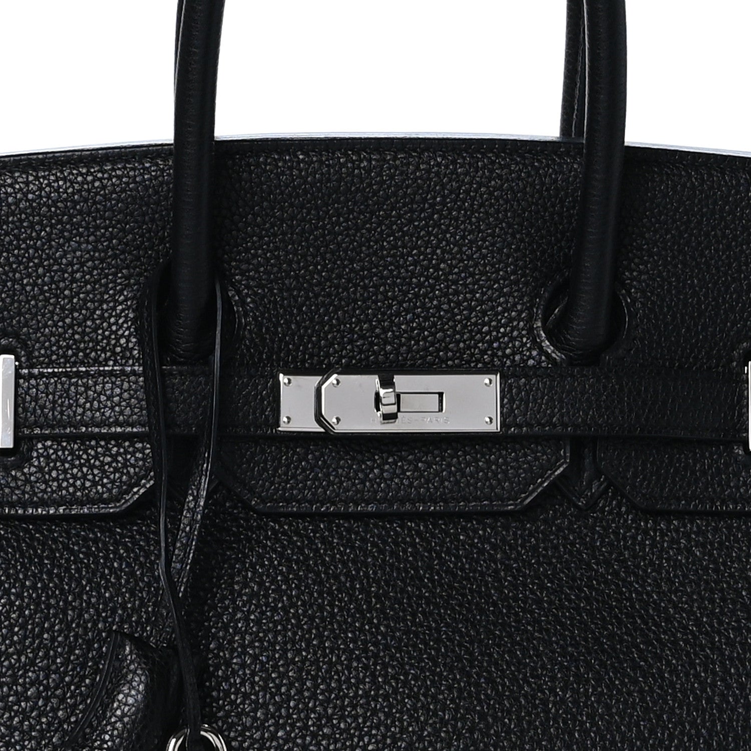 Hermes Taurillon Clemence Birkin 35 Black 8 of 10