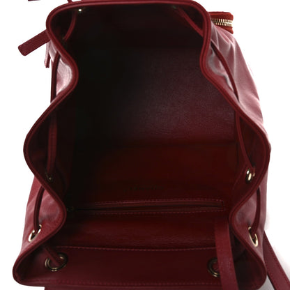 Chanel Caviar Quilted Business Affinity Backpack Red 5 of 10