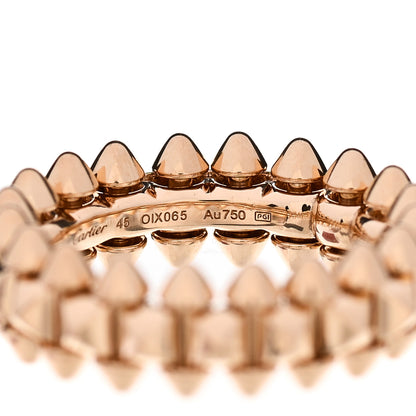Cartier 18K Pink Gold SM Clash De Cartier Ring 45 3.25 5 of 6