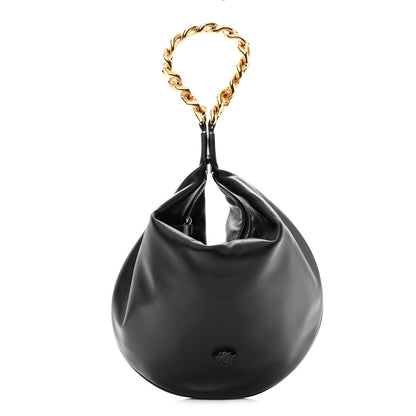 Versace Calfskin La Medusa Chain Hobo Black 1 of 9