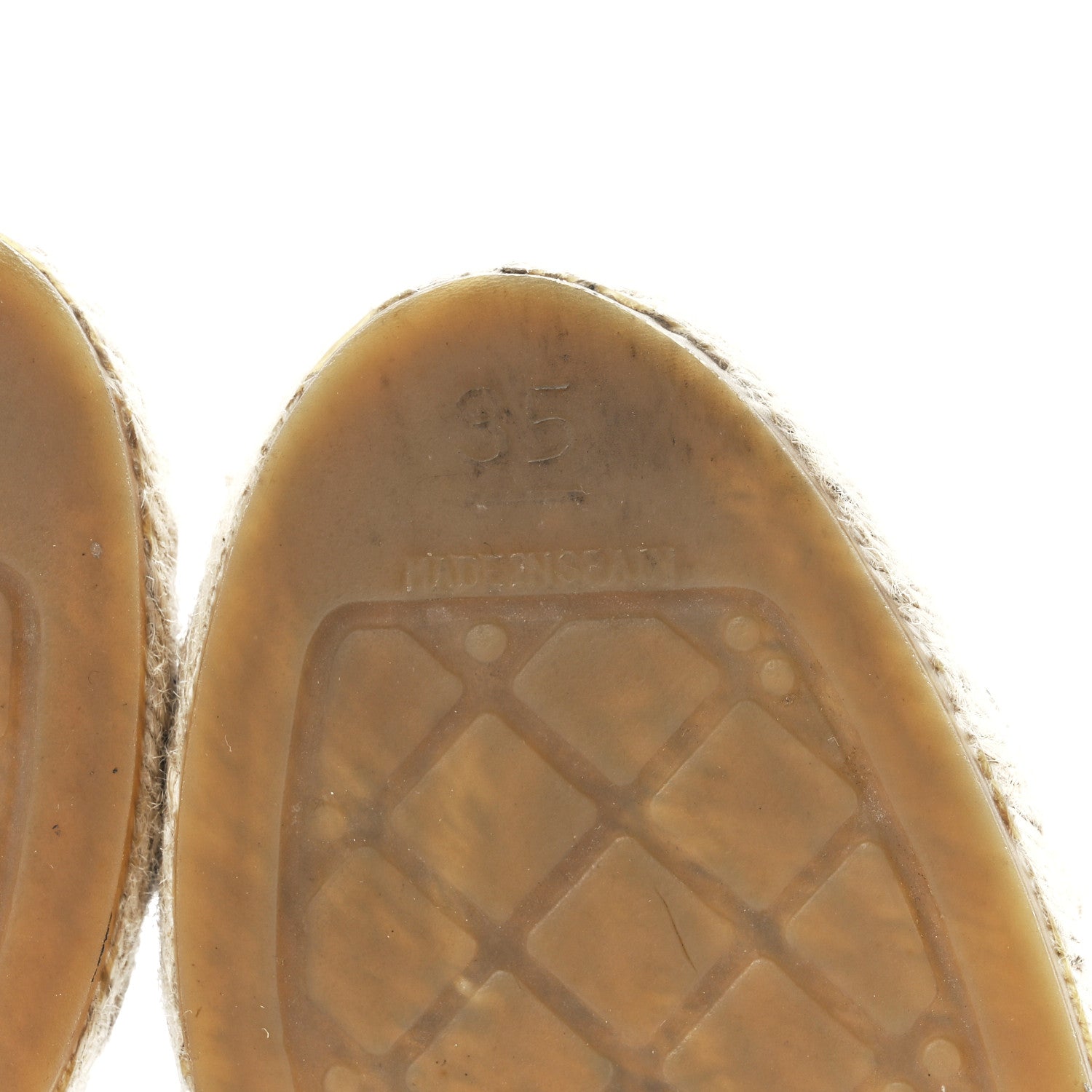 Chanel Lambskin CC Espadrilles 35 Navy Black 6 of 10