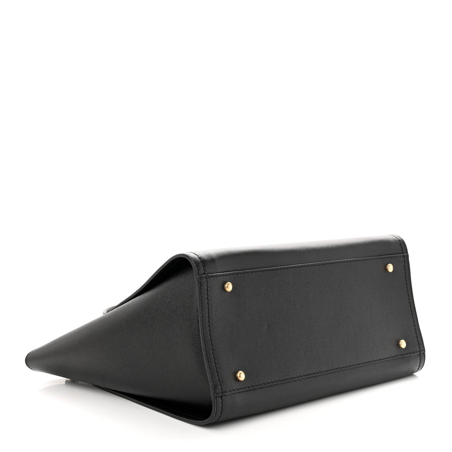 Caviar Small Studded Deauville Tote Black