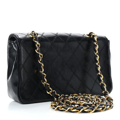 Chanel Lambskin Quilted Single Flap Black 2 of 4