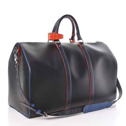 Louis Vuitton Epi Damier Graphite Keepall 50 Black 3 of 10