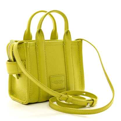 Marc Jacobs Grained Calfskin Micro The Tote Bag Citronella 3 of 10