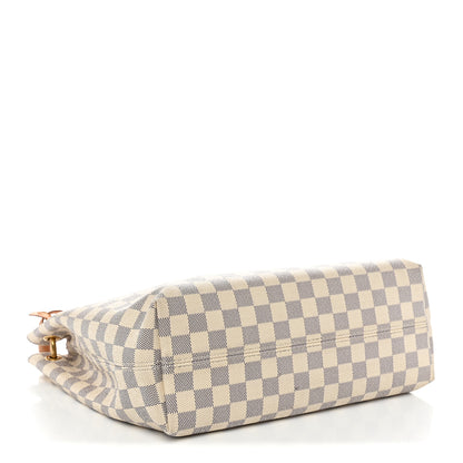 Louis Vuitton Damier Azur Graceful PM Rose Ballerine 4 of 10