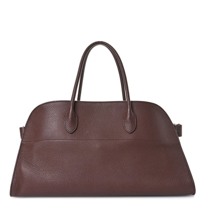 The Row Matte Grained Calfskin EW Margaux Dark Mocha 1 of 11