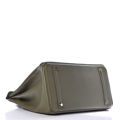 Hermes Togo Birkin 35 Vert Olive 4 of 11