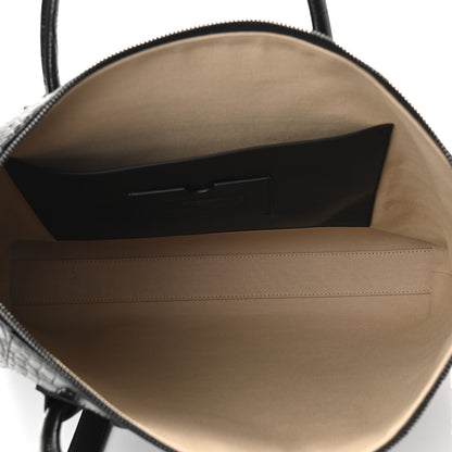 Givenchy Calfskin Crocodile Embossed Medium Soft Antigona Black 5 of 9