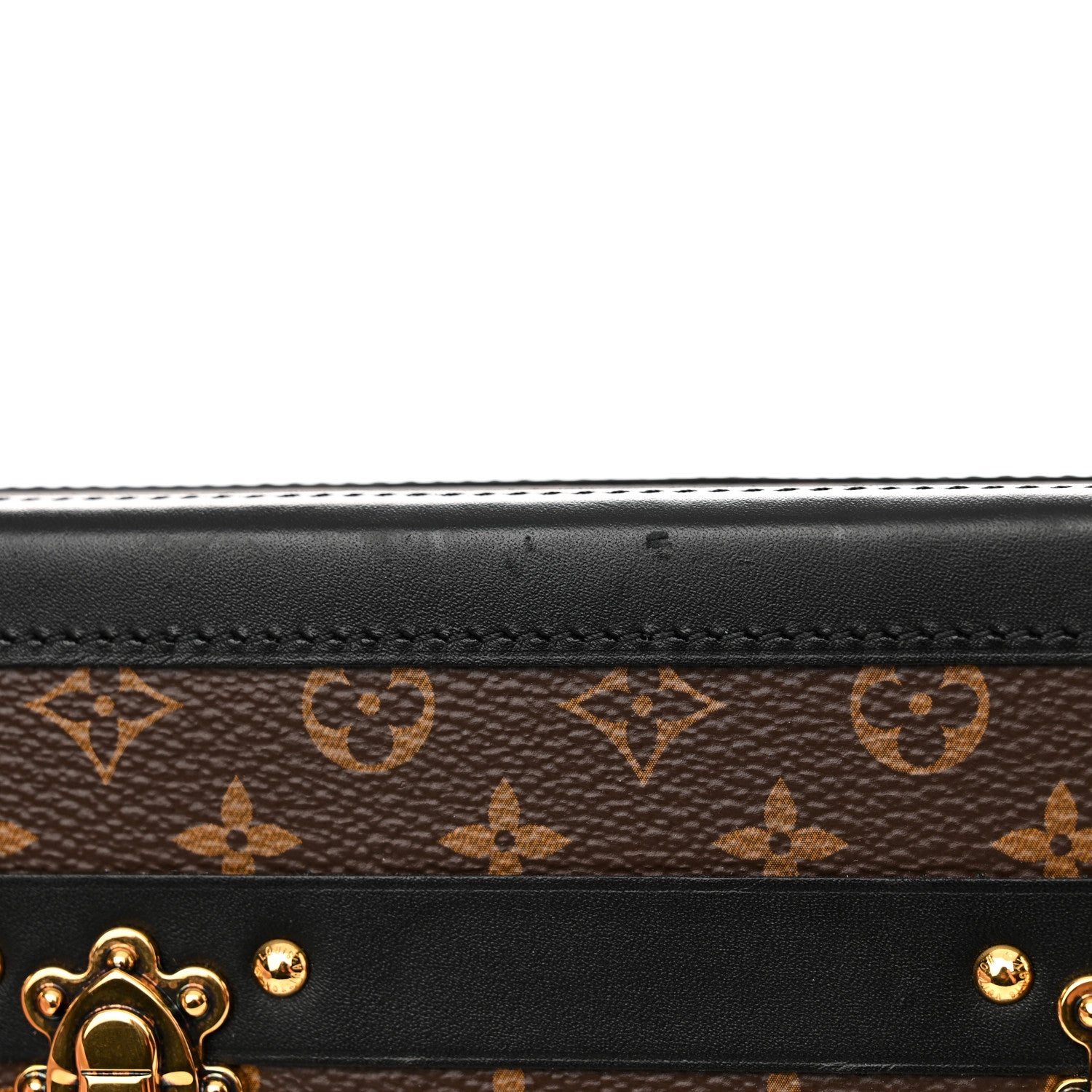 Louis Vuitton Monogram Petite Malle Black 9 of 11
