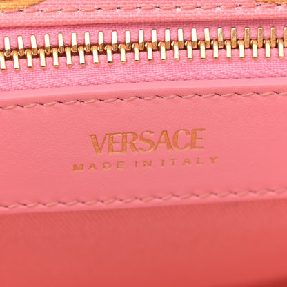 Versace Canvas Baroque Print Medusa Large Tote Pink 6 of 11
