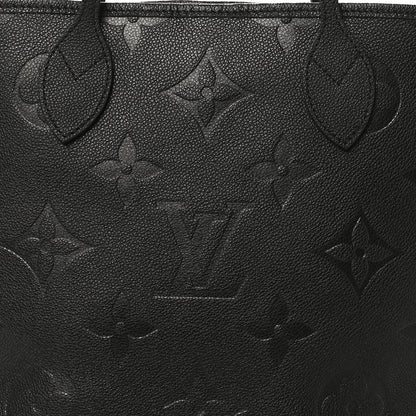 Louis Vuitton Empreinte Monogram Giant Neverfull MM Black 8 of 10