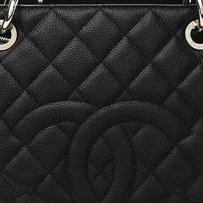 Chanel Caviar Quilted XL Grand Shopping Tote GST Black 7 of 11