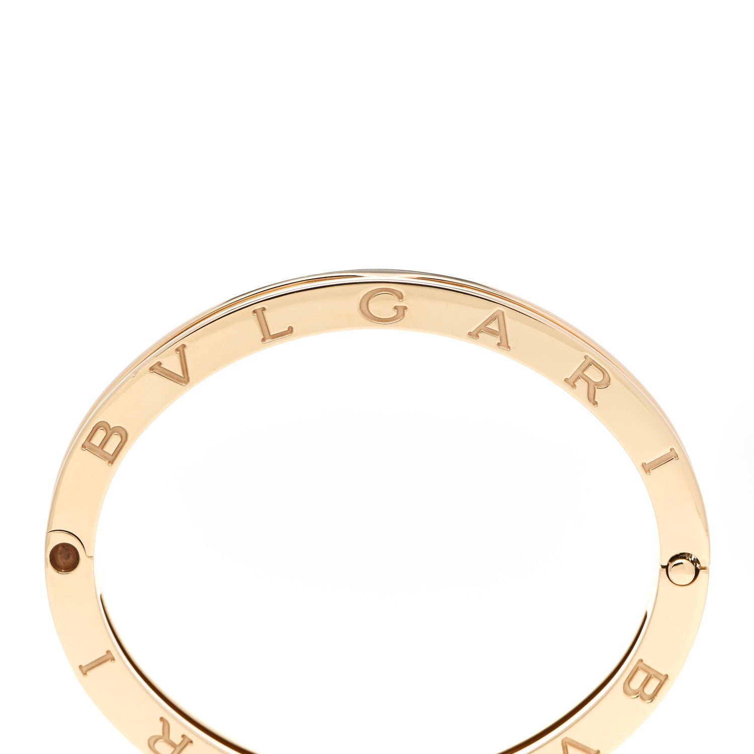Bulgari 18K Yellow Gold B.Zero1 Bangle Bracelet M 4 of 6