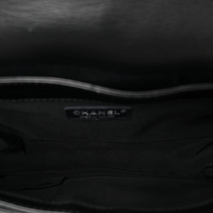 Chanel Calfskin Enchained Medium Boy Flap Black 5 of 10