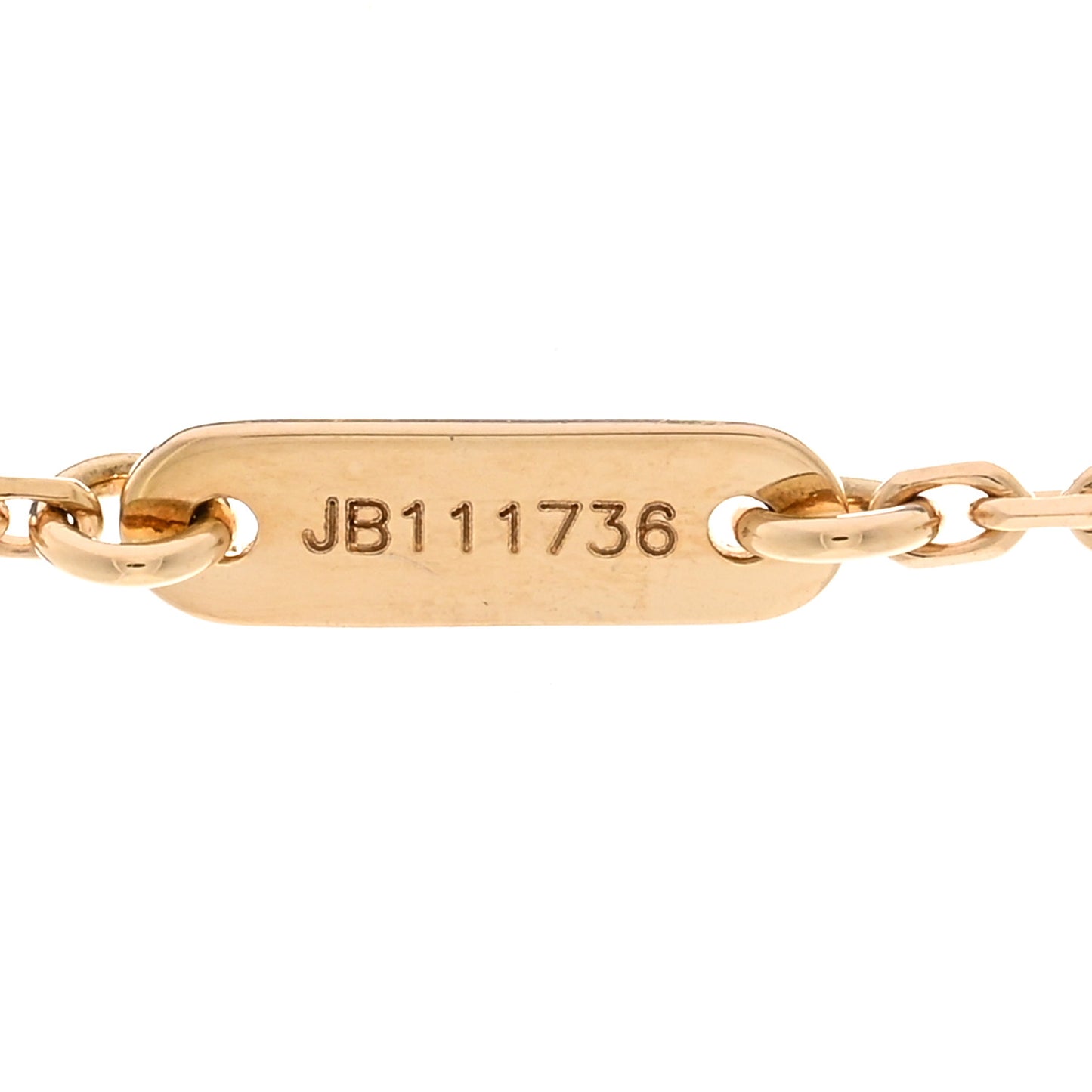 18K Yellow Gold Mother of Pearl Sweet Alhambra Pendant Necklace