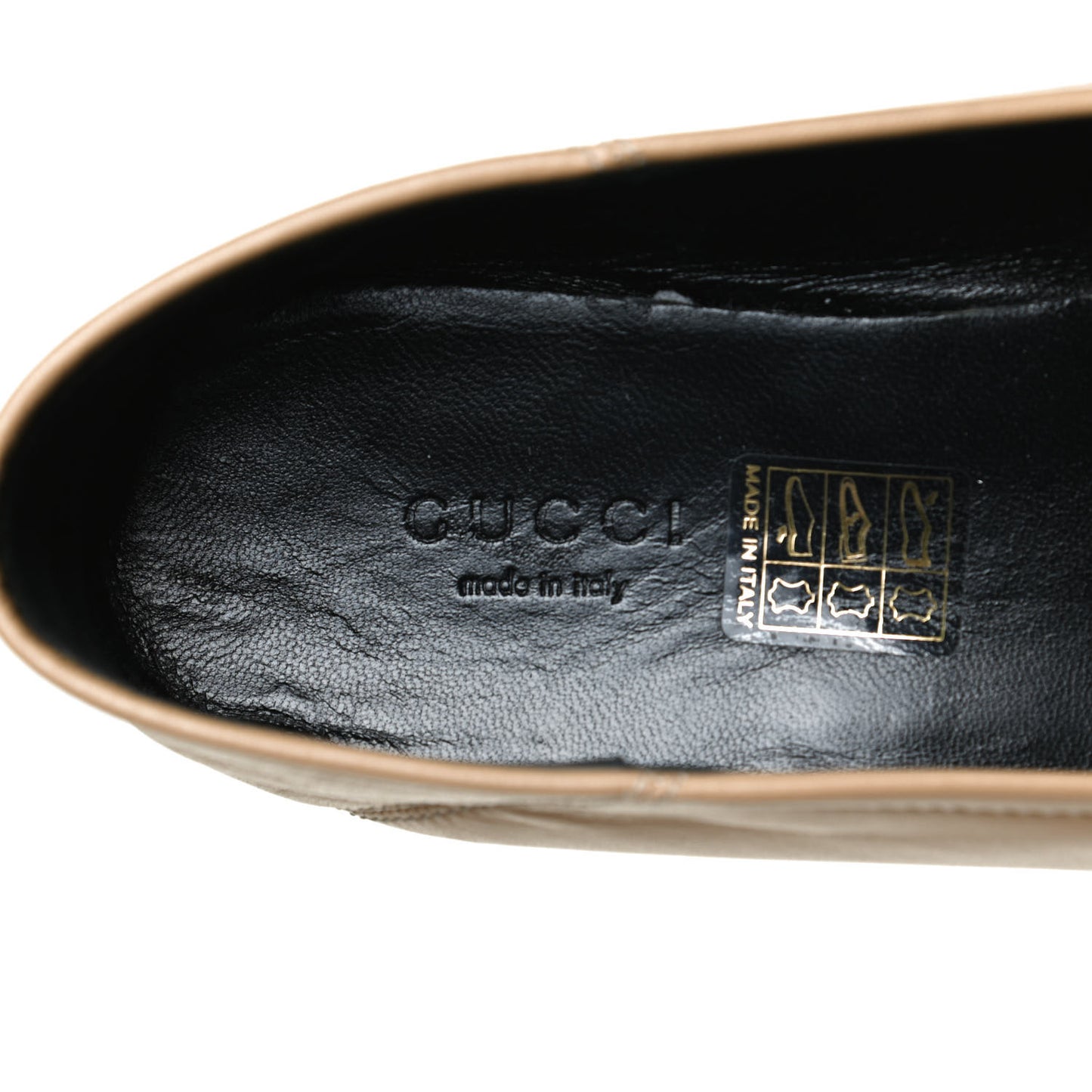 Lambskin Womens Brixton Horsebit Loafers 37.5 Wheat