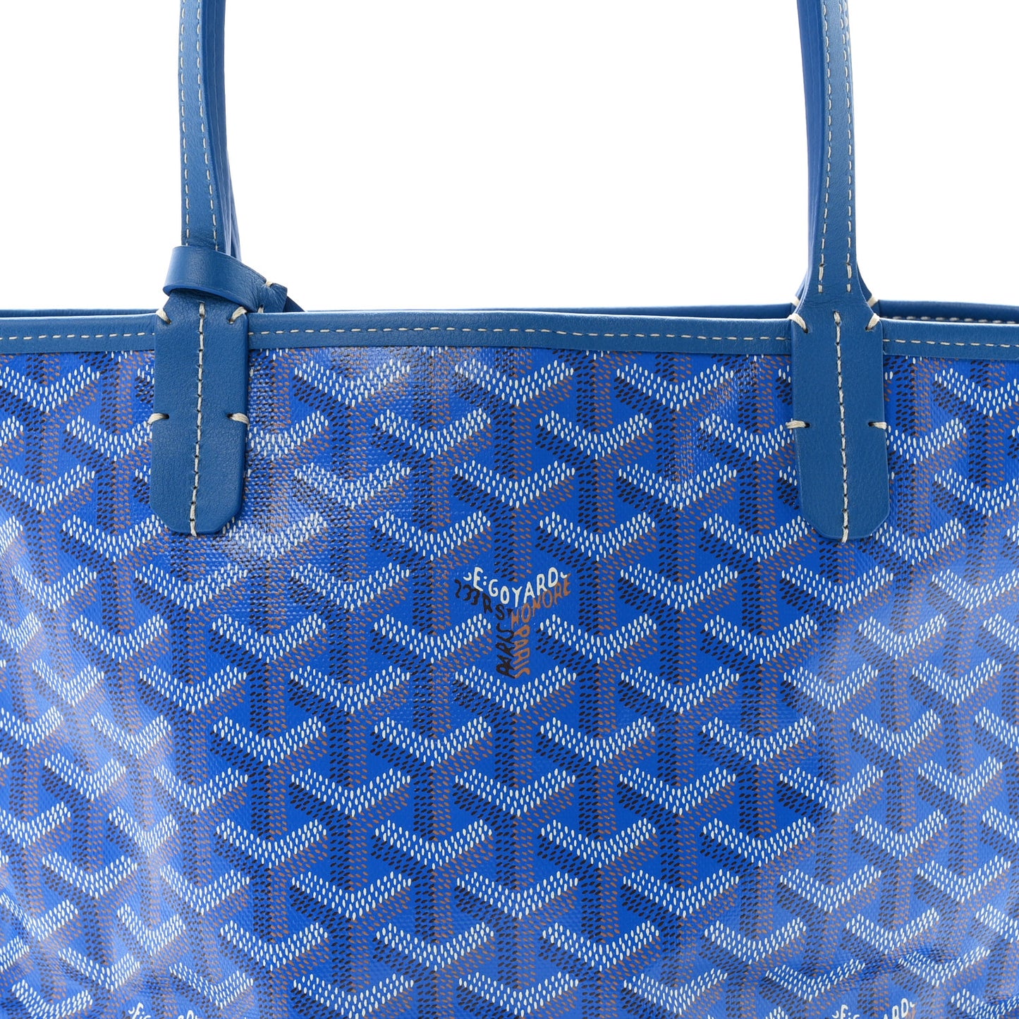 Goyardine Reversible Mini Anjou Sky Blue