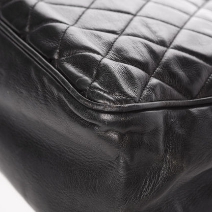Chanel Lambskin Quilted Shopper Tote Black 11 of 16