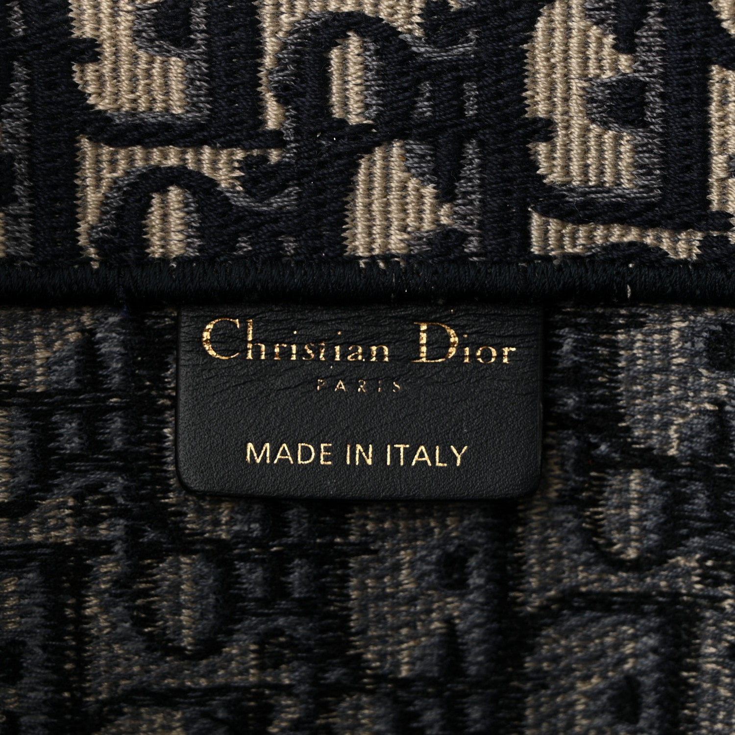 Christian Dior Oblique Medium Book Tote Blue Multicolor 6 of 10