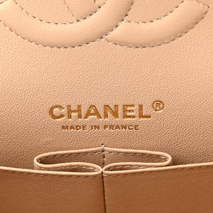 Chanel Caviar Quilted Medium Double Flap Beige 6 of 11