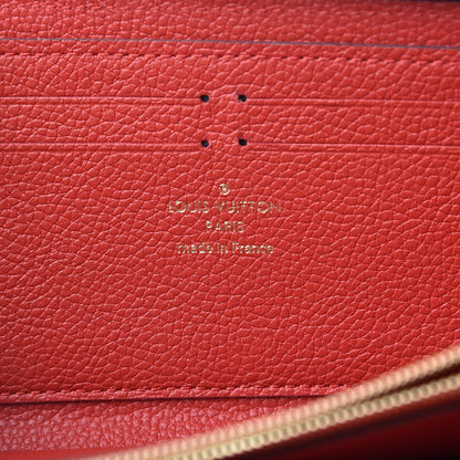 Louis Vuitton Empreinte Clemence Wallet Scarlet 6 of 7