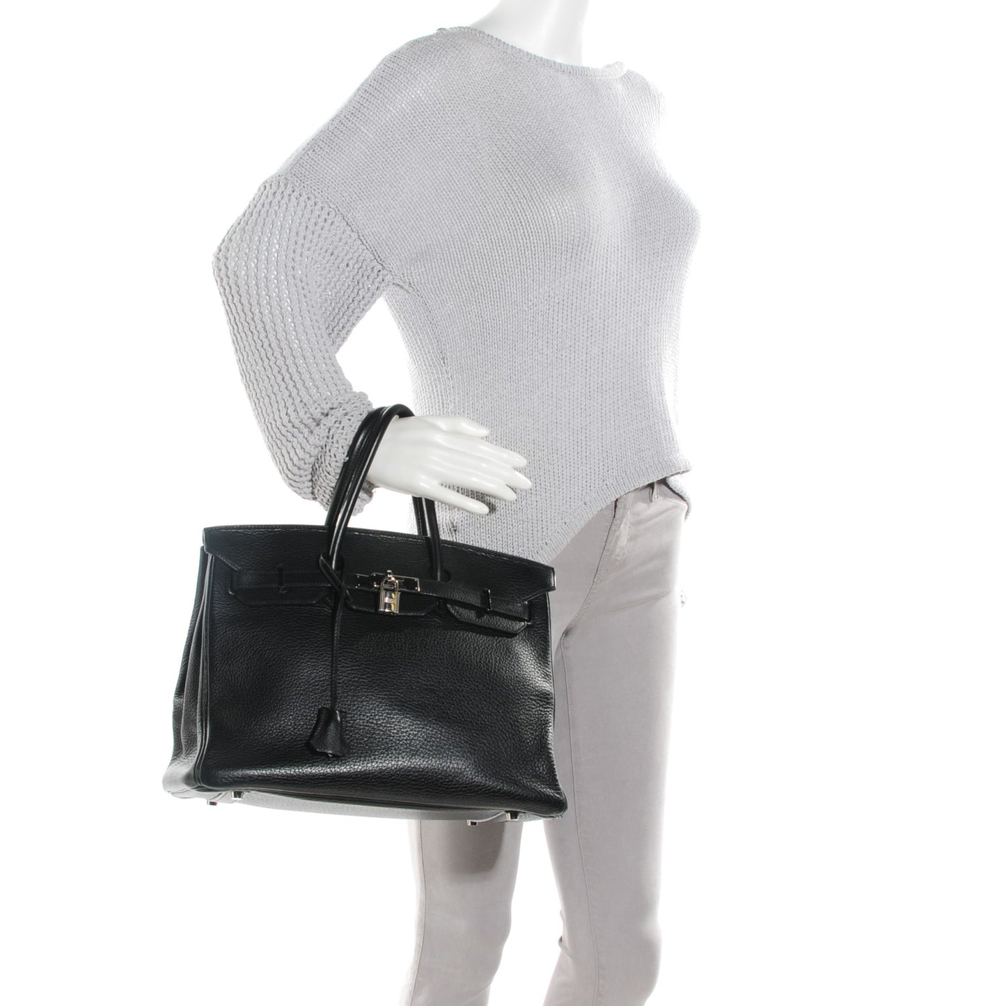 Taurillon Clemence Birkin 35 Black