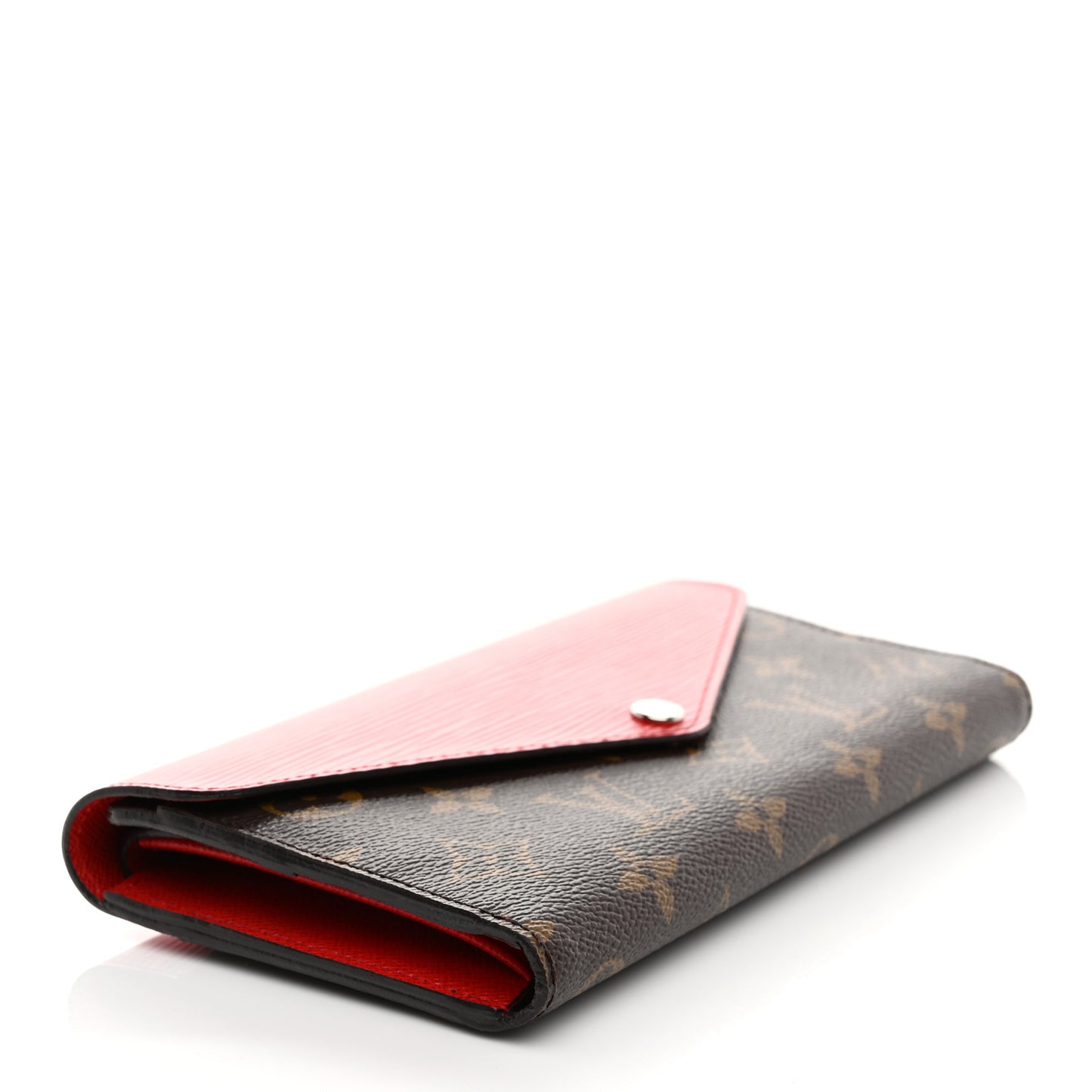 Monogram Epi Marie-Lou Long Wallet Coquelicot