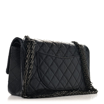 Chanel Aged Calfskin Quilted 2.55 Reissue 225 Flap So Black 3 of 10