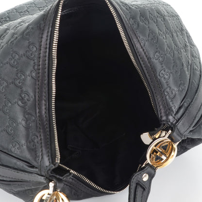 Gucci Guccissima Large GG Twins Hobo Black 5 of 7