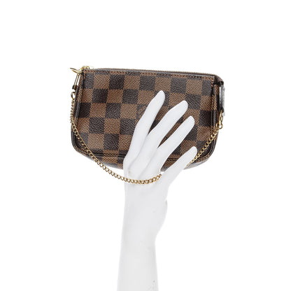 Louis Vuitton Damier Ebene Mini Pochette Accessories 2 of 6