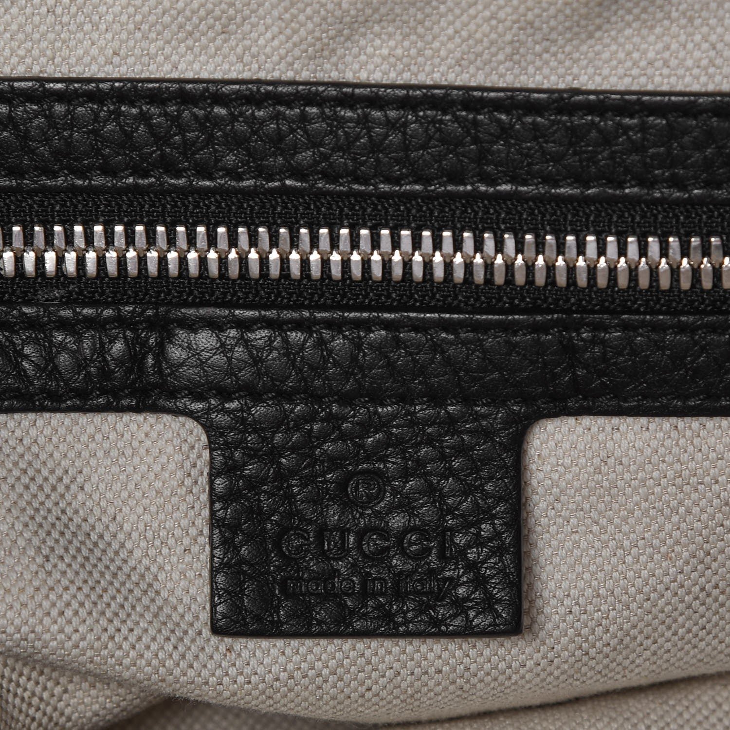 Gucci Pebbled Calfskin Soho Backpack Black 7 of 8