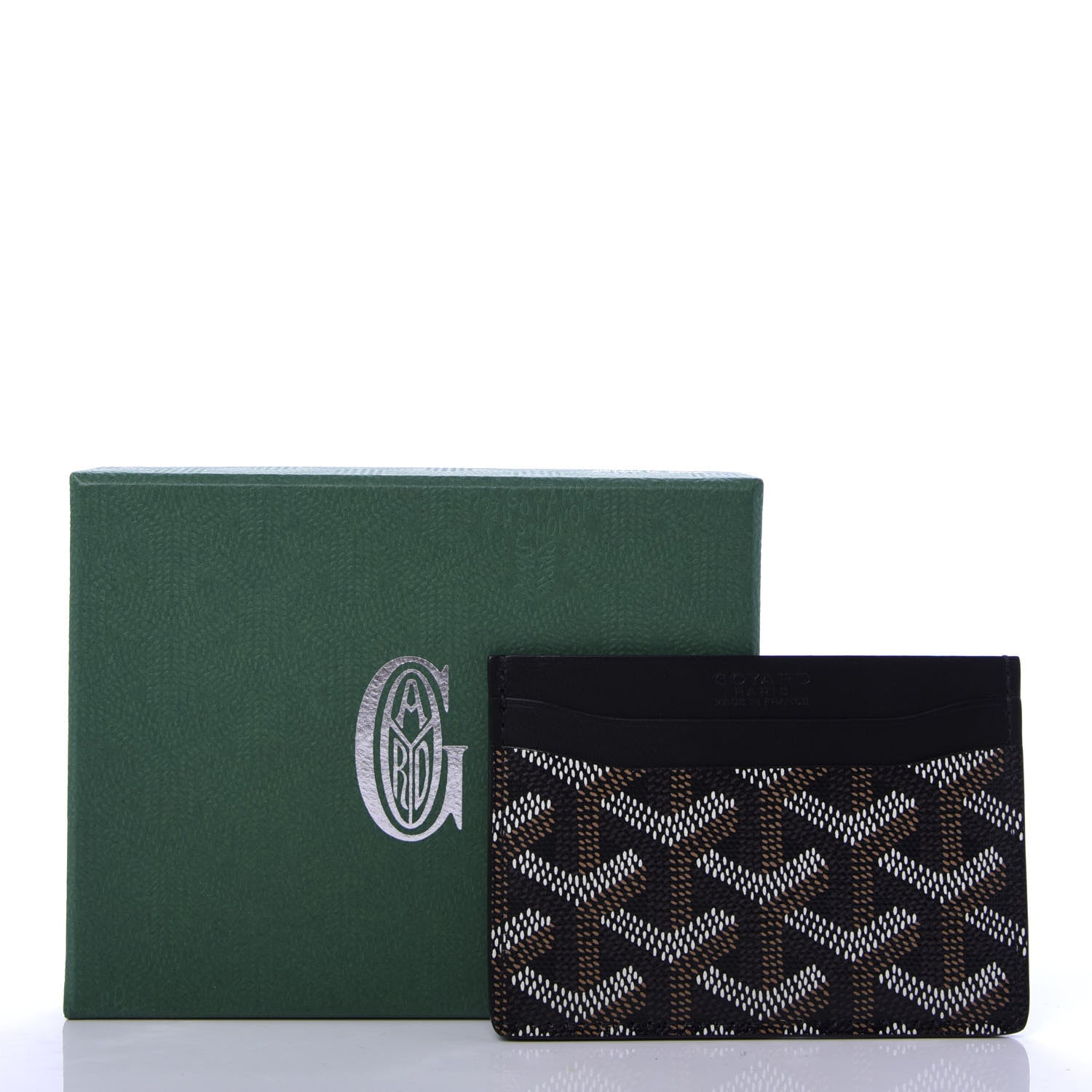 Goyard Goyardine Saint Sulpice Card Holder Black 7 of 7