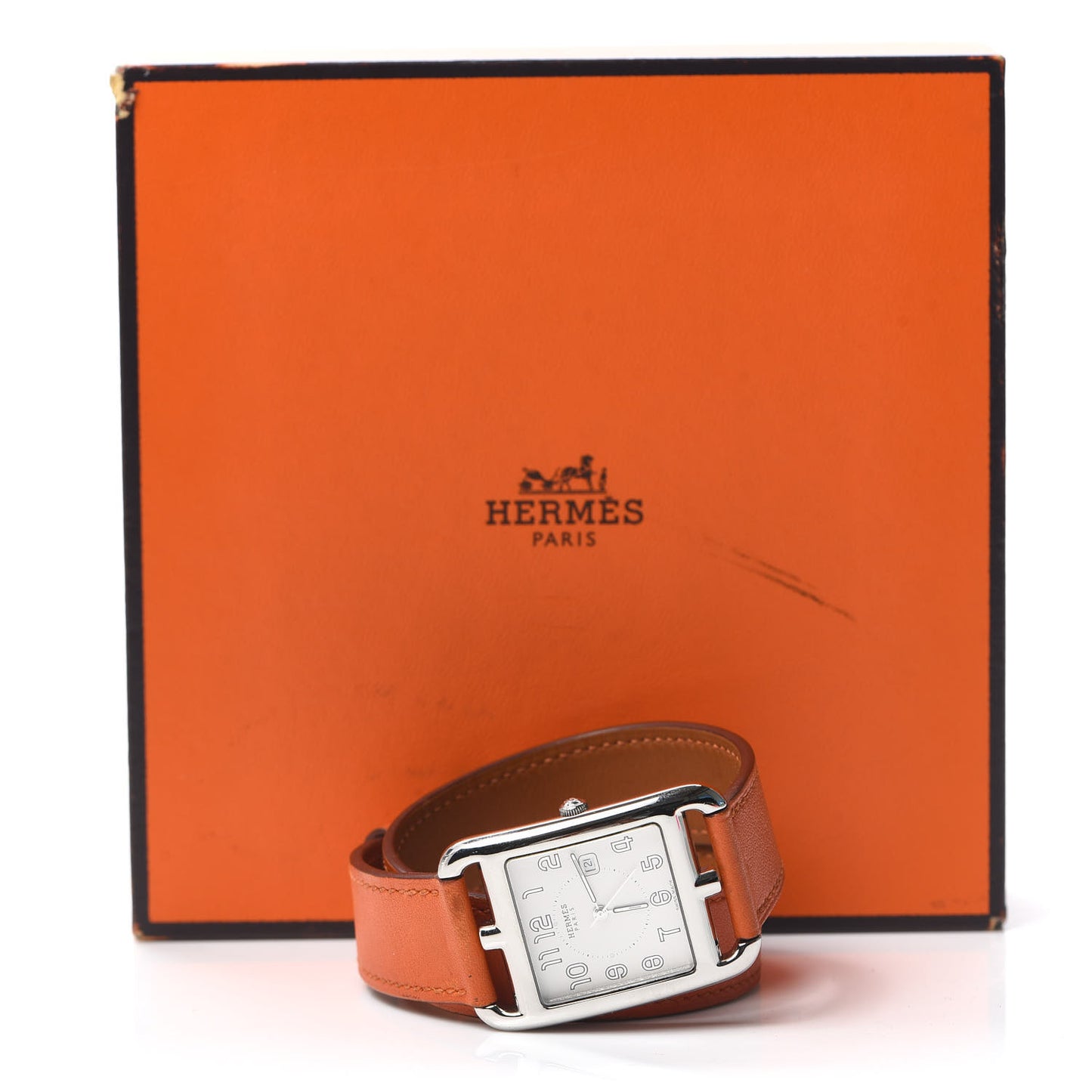 Stainless Steel Swift 29mm Cape Cod Double Tour Quartz Watch Orange