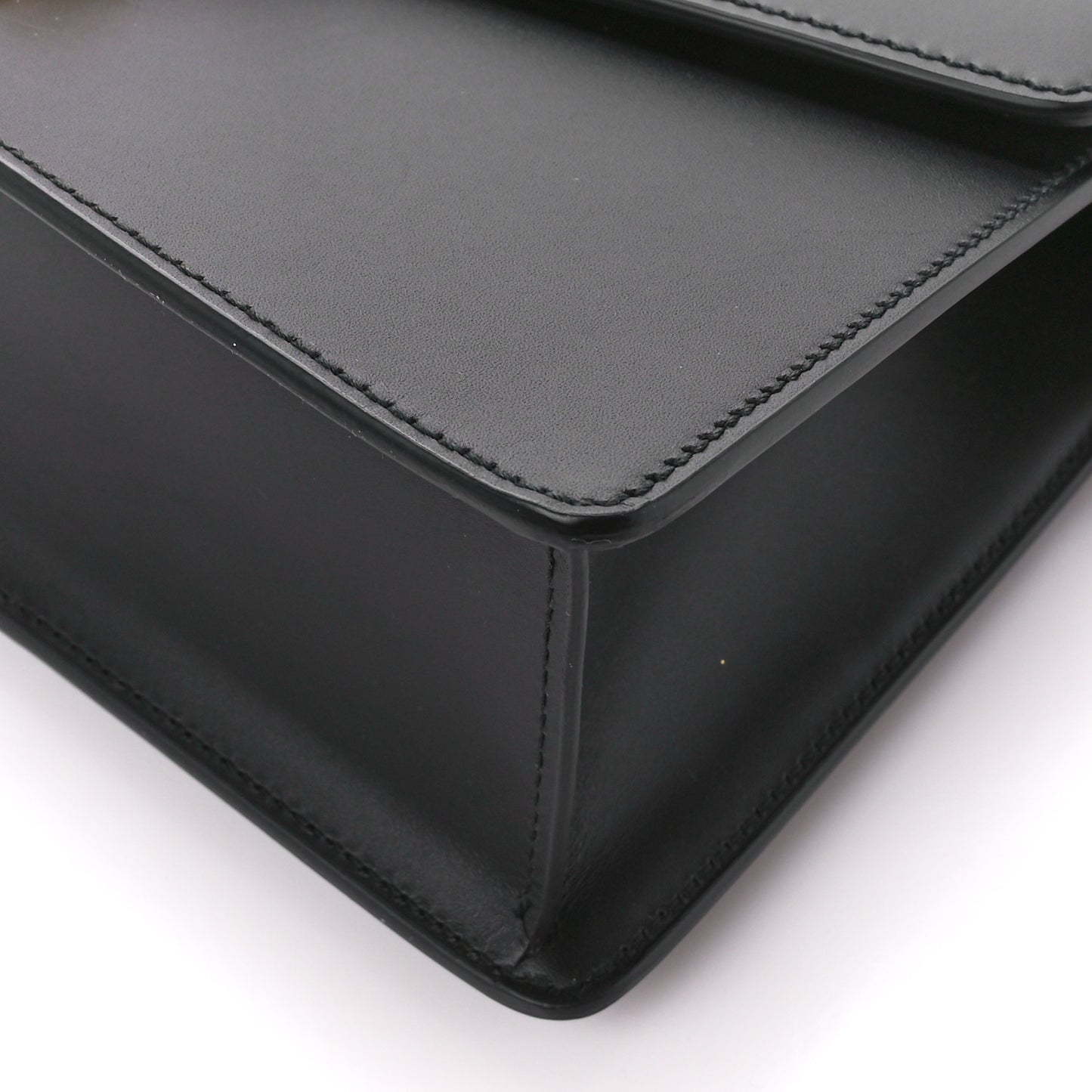 Calfskin Small Sylvie Shoulder Bag Black